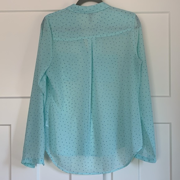 {Maurices} polka dot sheer blouse - Picture 3 of 3